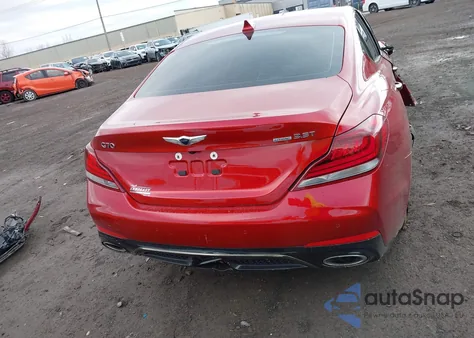 2019 Genesis G70 3.3T Dynamic из США, поврежденный, VIN KMTG34LE7KU017931
